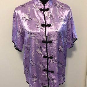 Alexander Del Rossa PJ Top Only Asian Frogs Large